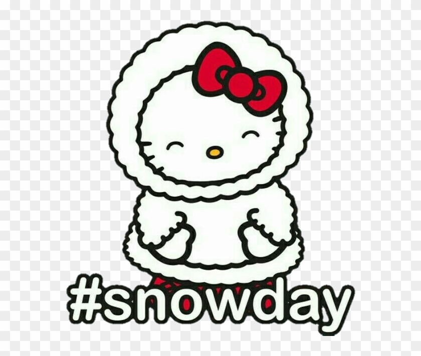 Hellokitty Kawaii Kitty Winter Invierno Snowday Snow - Hello Kitty #815771
