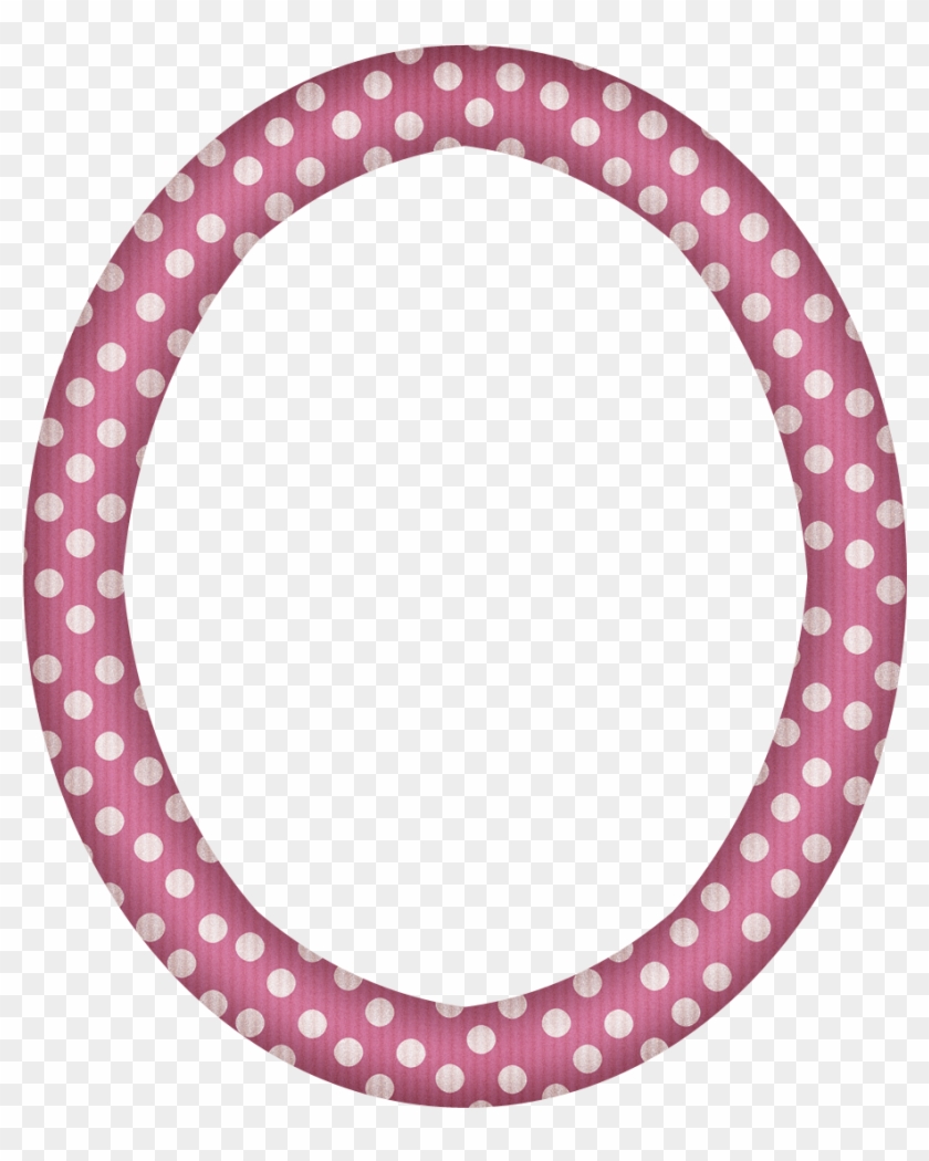 Pink Oval Frame - Circle #815906