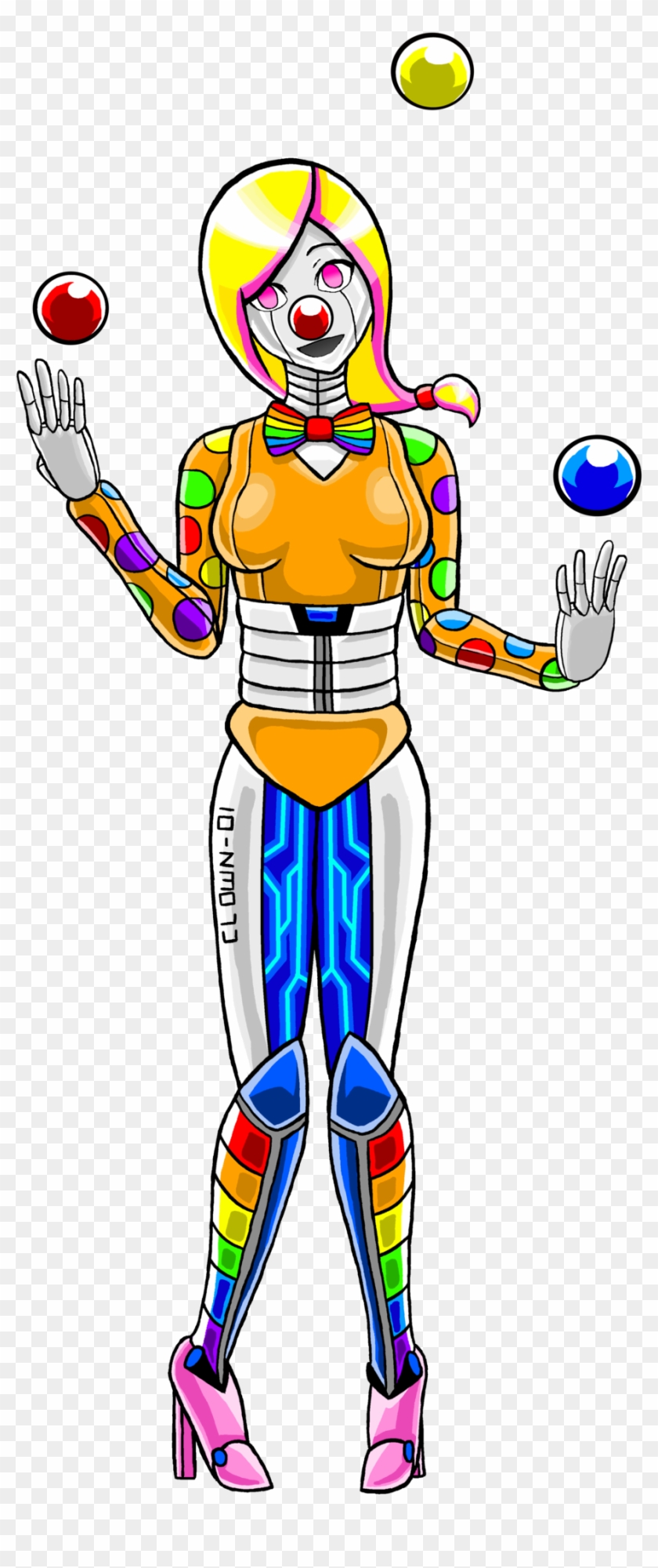 01 Cynthia By Tf-circus - Animatronic Clown Png #815928