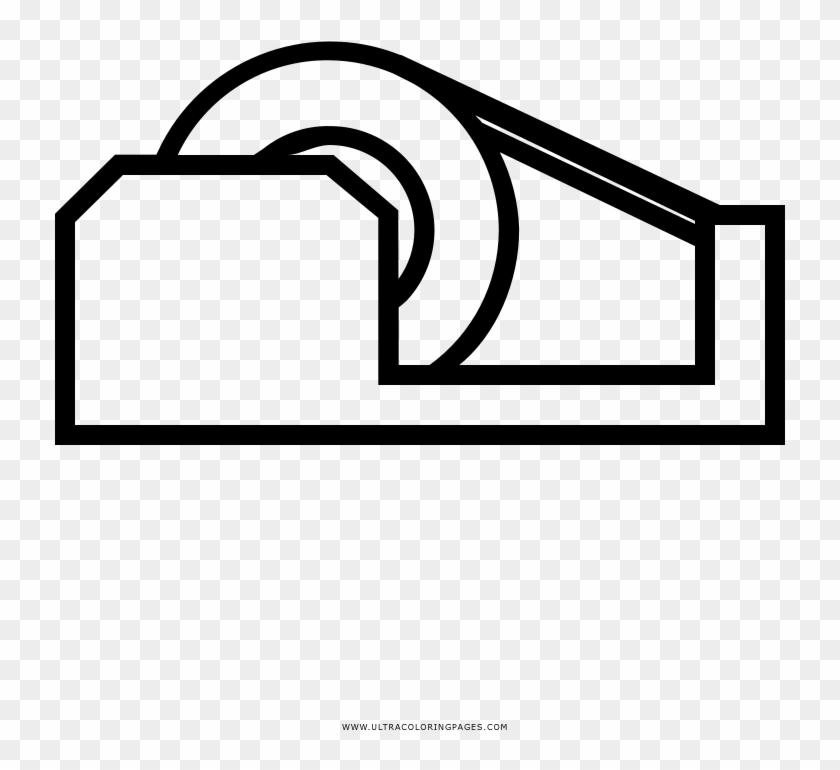 Tape Dispenser Coloring Page - Drawing #816103