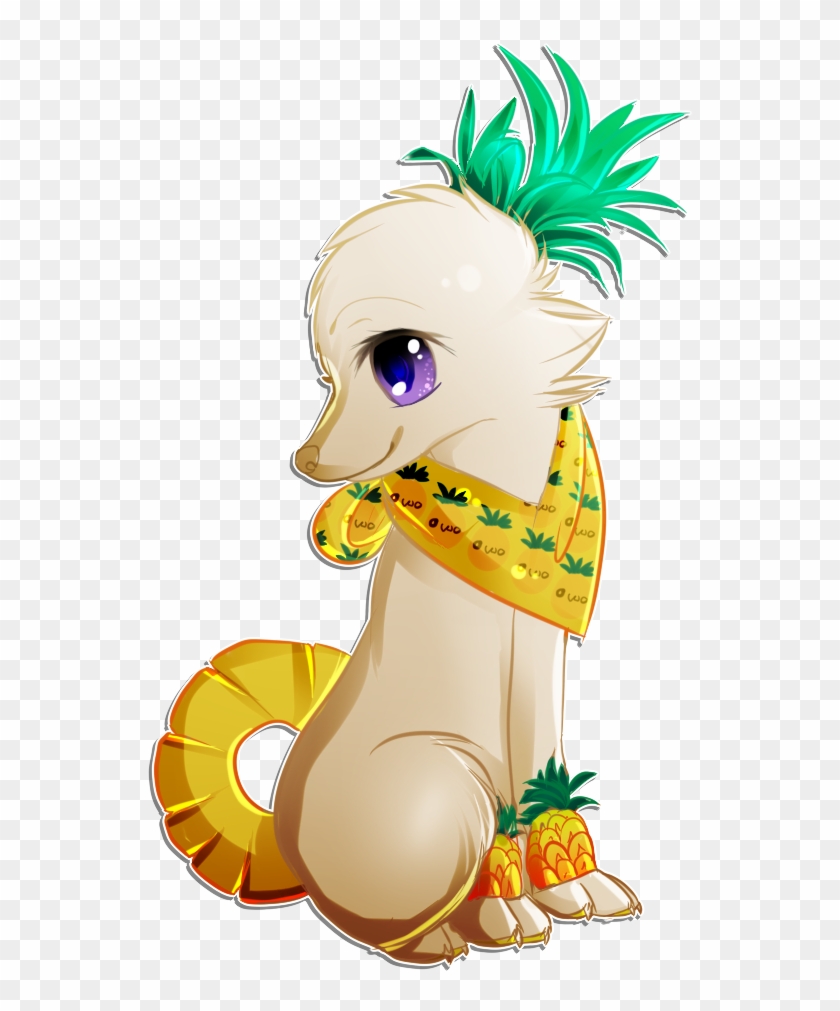 Pineapple Dog By Felisnix - Cartoon #816114