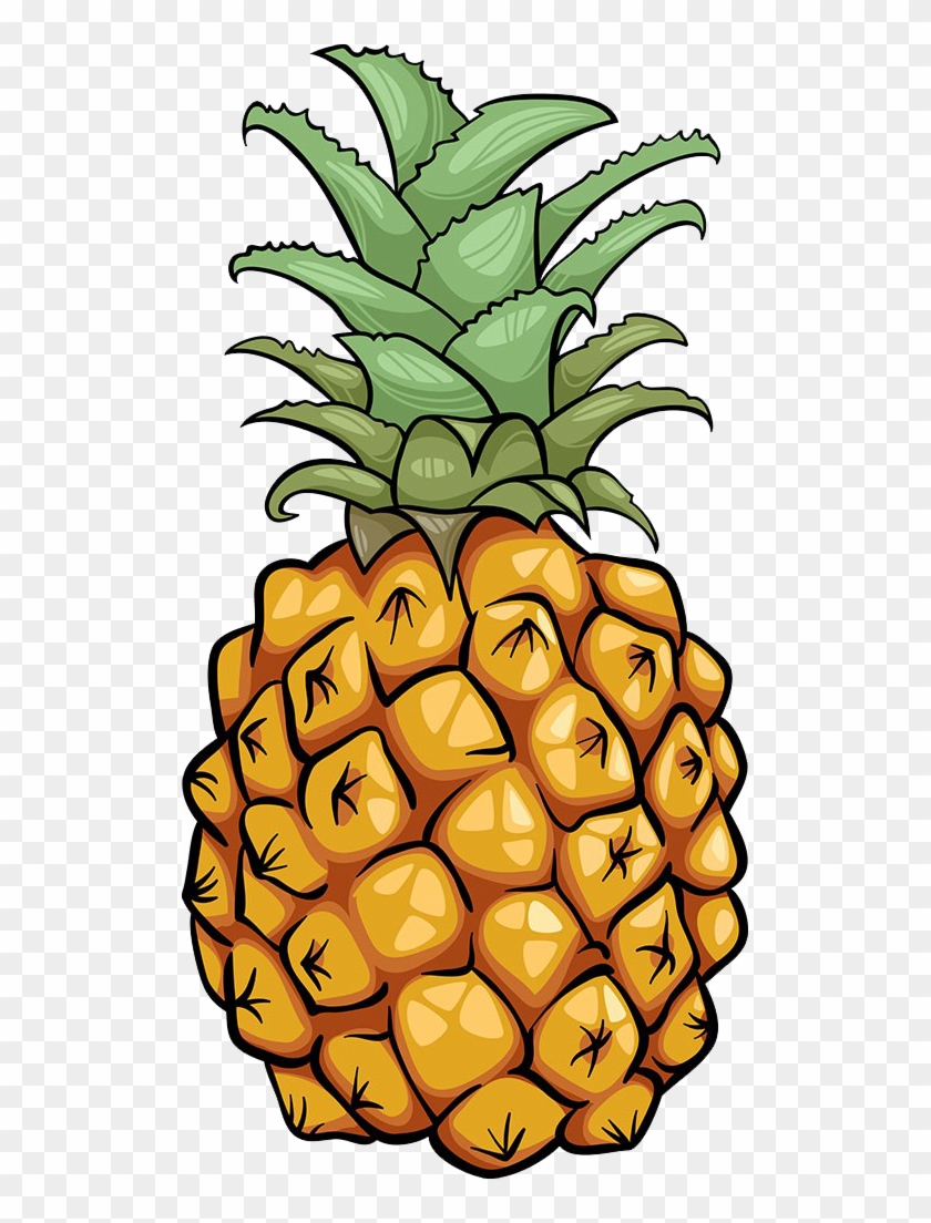 Piña De Dibujos Animados Libre De Regalías Ilustración - Cartoon Picture Of Pineapple #816120