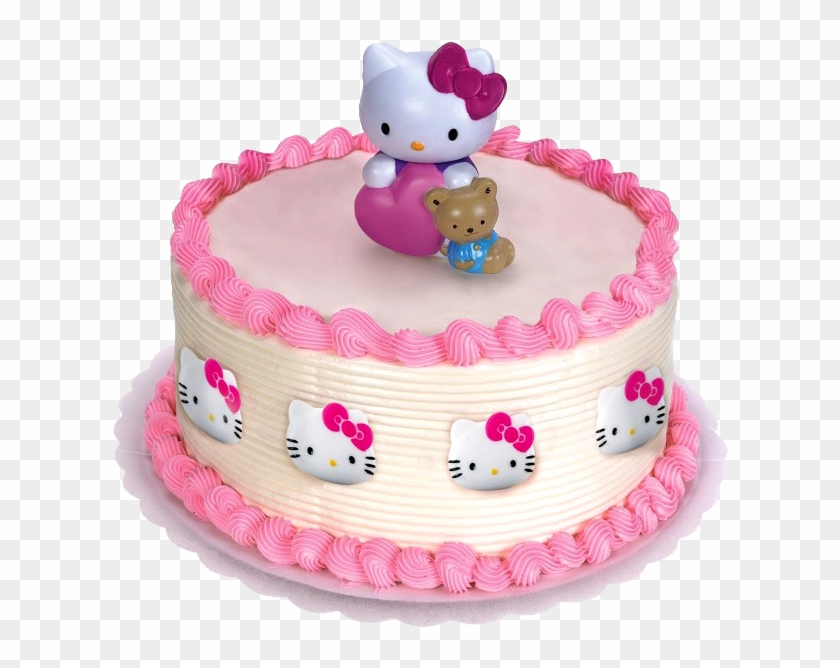 Best Birthday Cake Png Images Free Transparent Background - Hello Kitty Cake Topper #816149