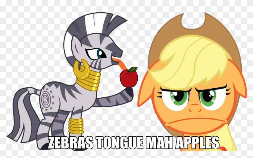 Zebras Tongue Mahapples Pony Snips Mrs - My Little Pony: Friendship Is Magic #816218