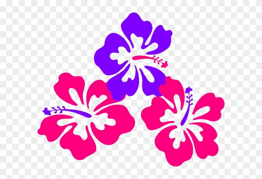 Hibiscus Trio Clip Art At Clker - Clip Art Hibiscus #816274