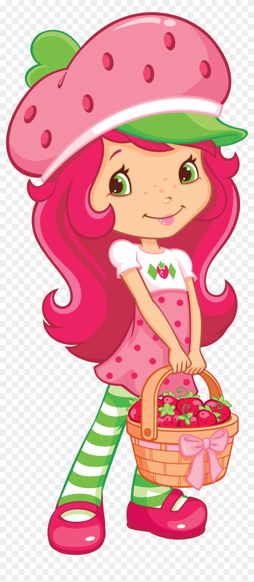 Display-moranguinho - Strawberry Shortcake Cartoon Vector #816285