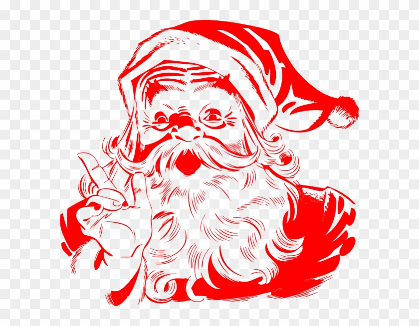 Santa Clip Art At Clker Com Vector Clip Art Online - Funny Santa Clip Art #816423