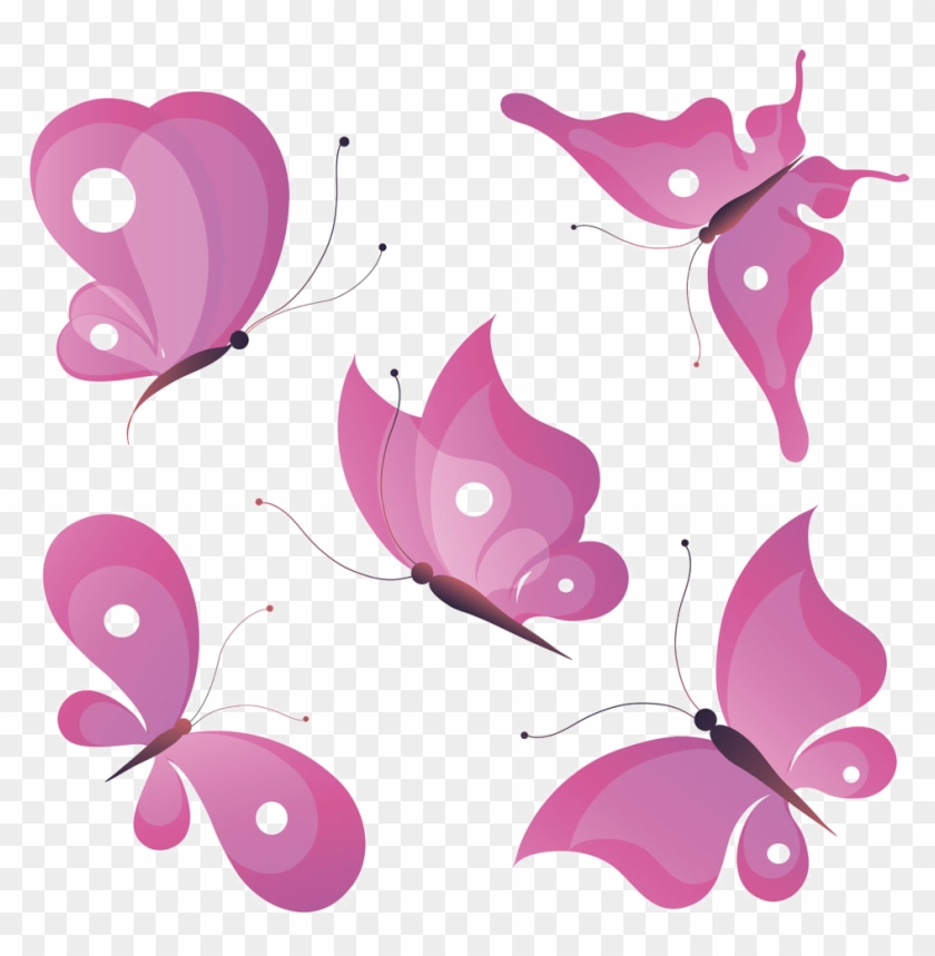 Butterfly Silhouette Clip Art - Butterfly Silhouette Clip Art #816514