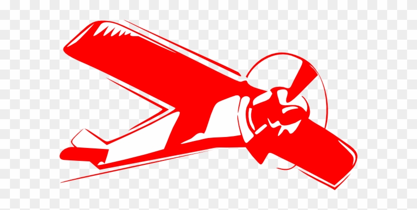 Clip Art Red Airplane #816505