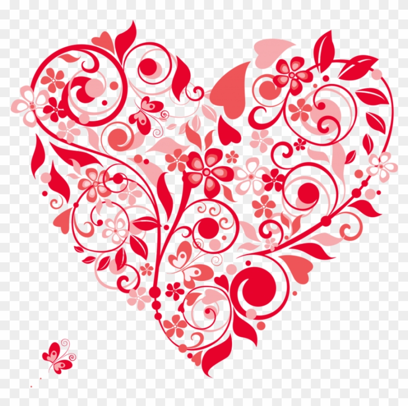 Heart Ornament Drawing Clip Art - Heart Ornament Png #816523
