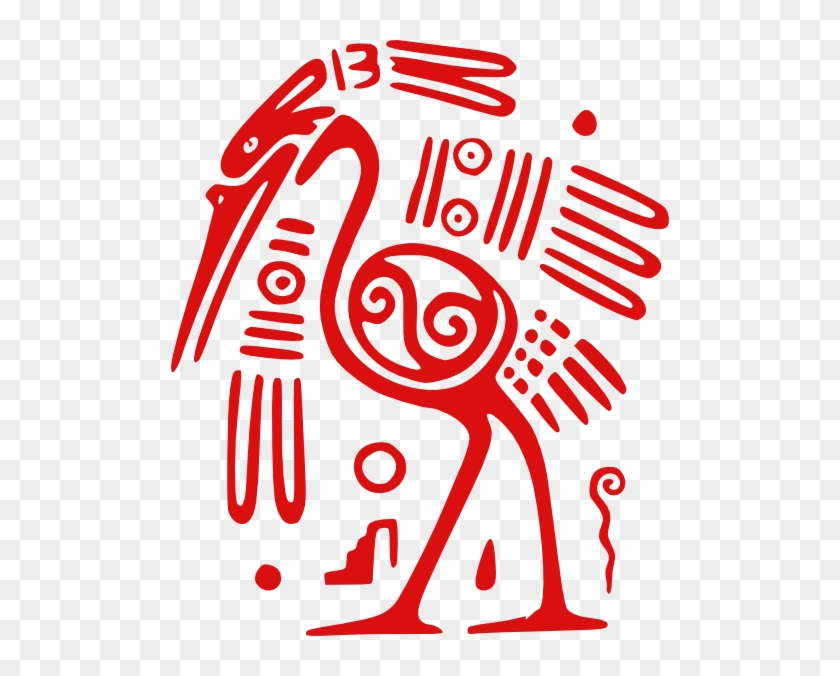 Mexican Clip Art - Aztec Symbol For Bird #816541