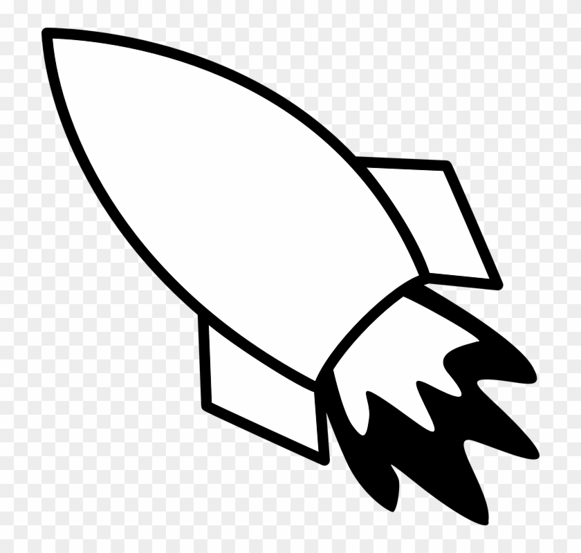 Missile Clipart Transparent - Rocket Ship Coloring Pages #816568