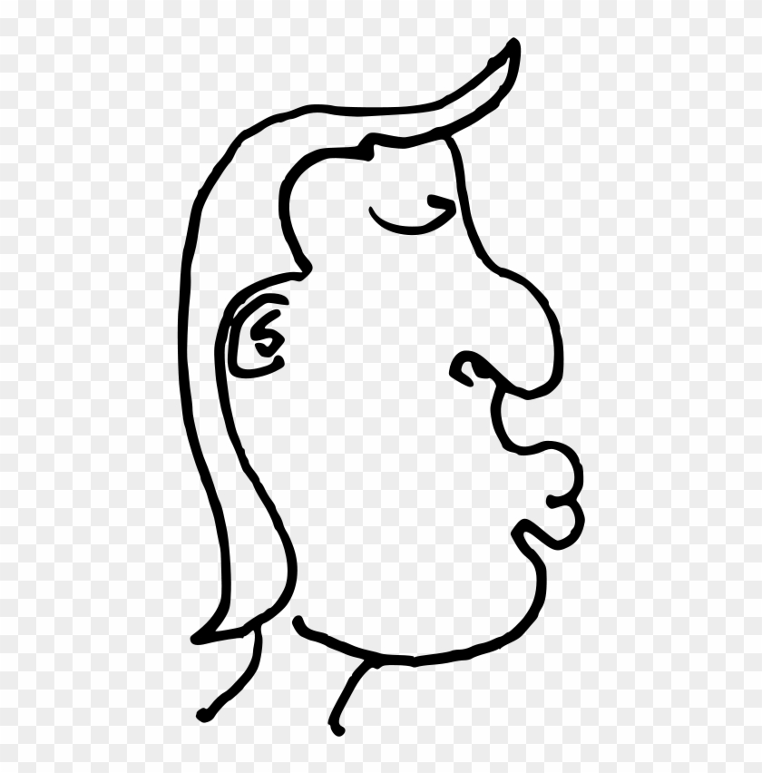 Free Cartoon Head12 - Beso De Hombre Png #816986