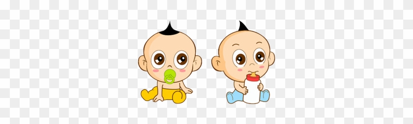 Milk Infant Child Cartoon Cuteness - Baby Twin Icon Png #817032