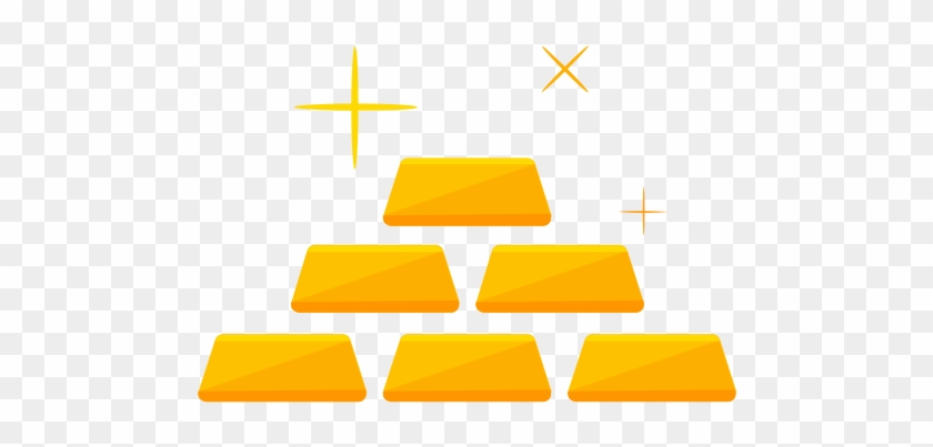 Gold-bars - Gold Icon Png #817034