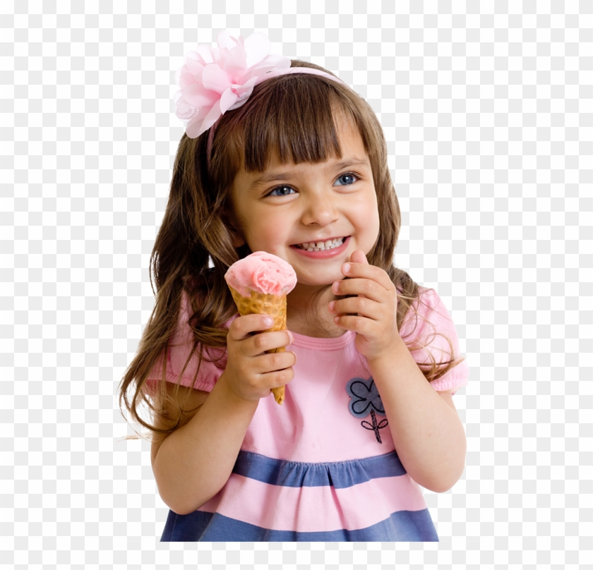 Girl With Ice Cream #817177