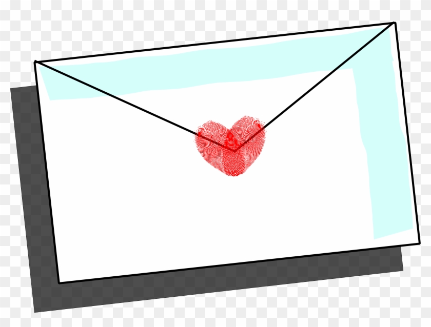 Letter With Fingerprint Heart - Heart #817182