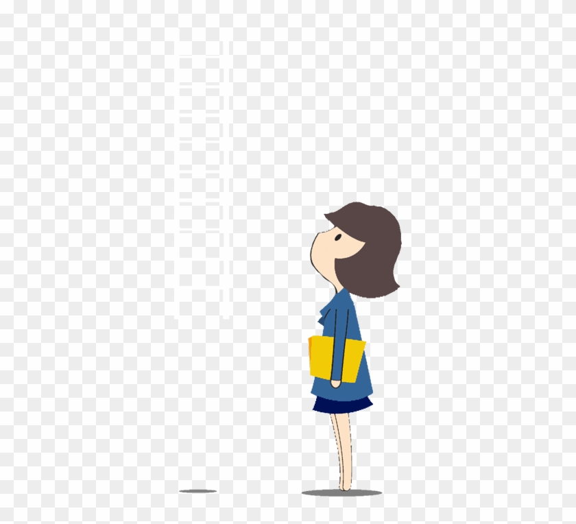 Inclusive Growth - Girl Looking Up Clipart #817270