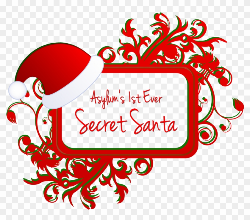 Secret Santa Clip Art Medium Size - Secret Santa #817334