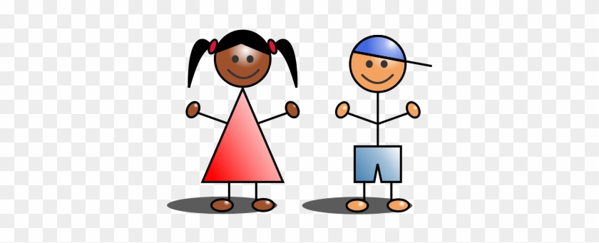 Kids Sticks Remix Png Images - Stick Figure Kids Flip Flops #817510