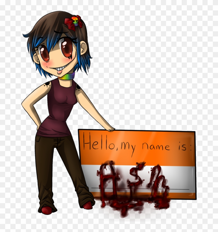 Hello, My Name Is By Accursedasche - Cartoon #817649