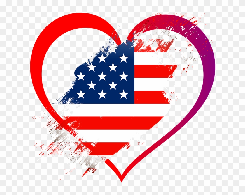 Labor Day Clip Art 24, - 'heart America' Graphic Art Print East Urban Home Format: #817679