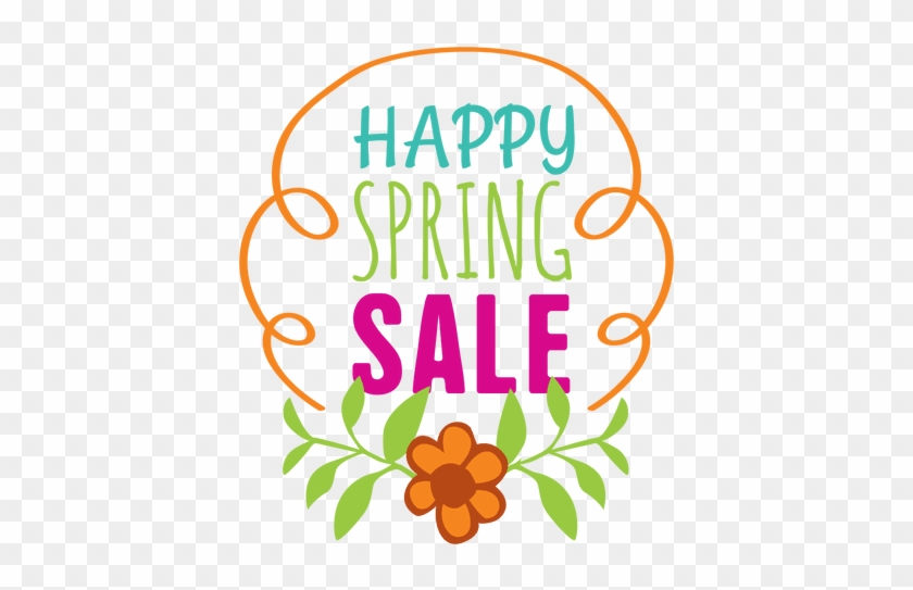 Happy Spring Offer Label Transparent Png - Etiquette #817721