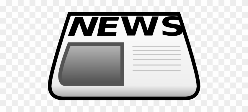 Newspaper Front Page Clipart News Paper With Lines - News Clipart #817743