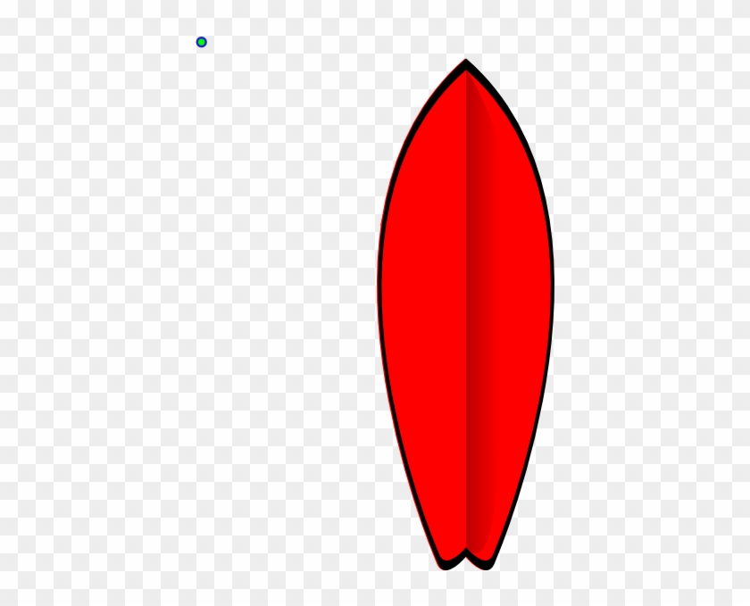 Red Surfboard Clip Art At Clker - Red Surfboard Clipart #817744