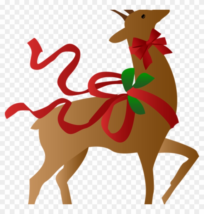 Reindeer Clipart Free A Christmas Clip Art Merry And - Christmas Reindeer #817772