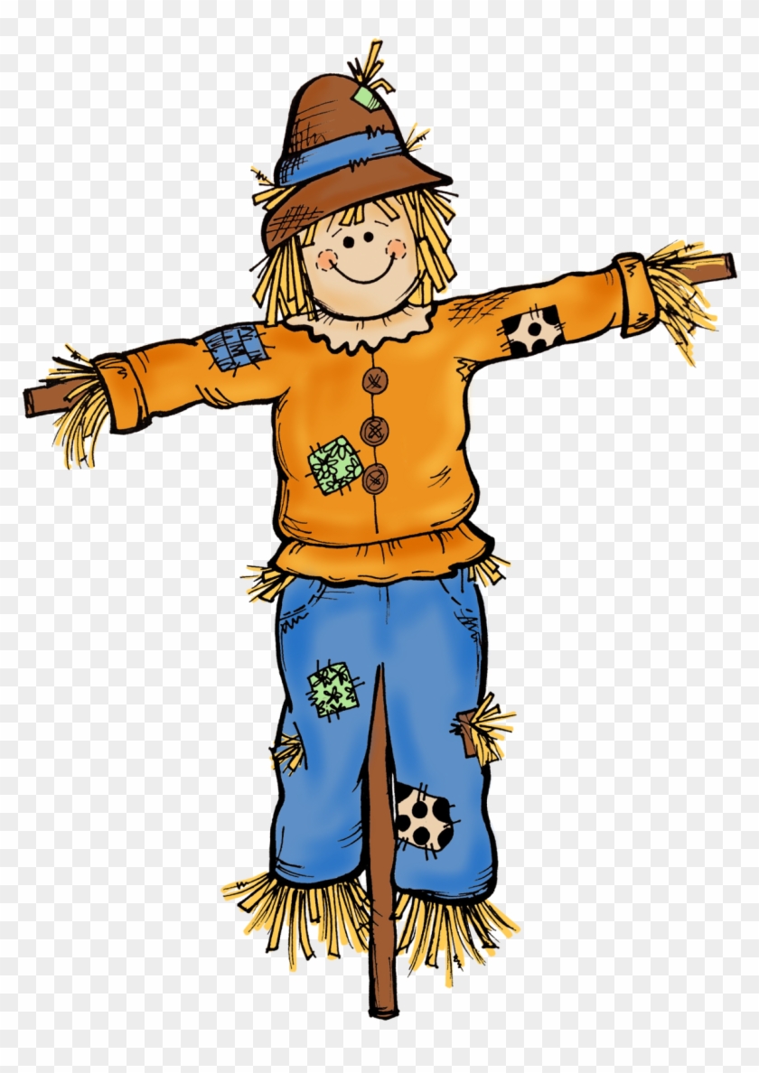 Fall Scenes Clip Art Sneak Peak - Scarecrow Clipart #817877