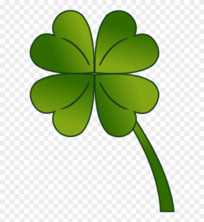 4 Leaf Clover Gradient - Four Leaf Clover Clip Art #817918