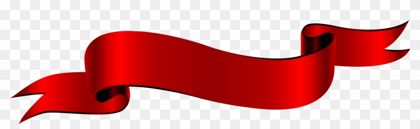 Label Red Ribbon Silk Banner - Product Design #817947