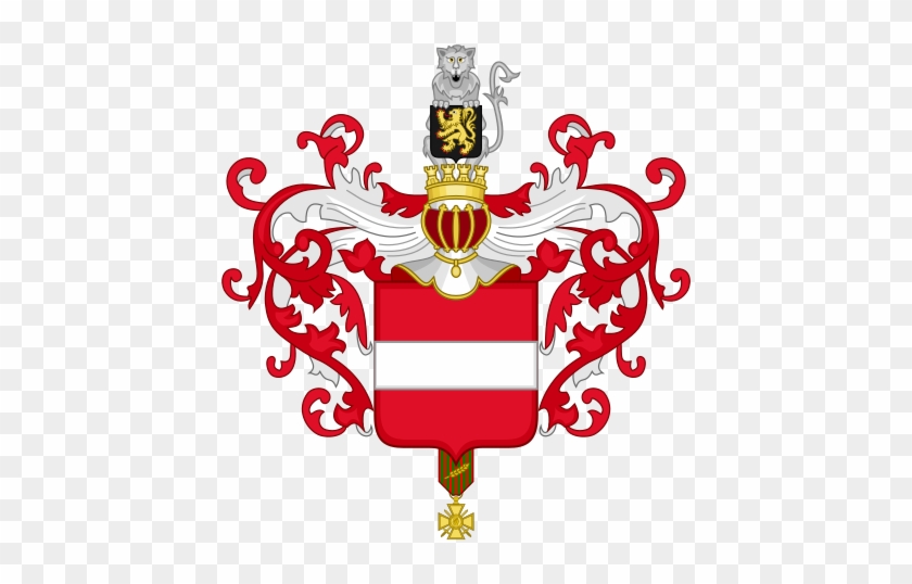 The Coat Of Arms Of Leuven, Featuring A French Croix - Leuven Heraldiek #818003