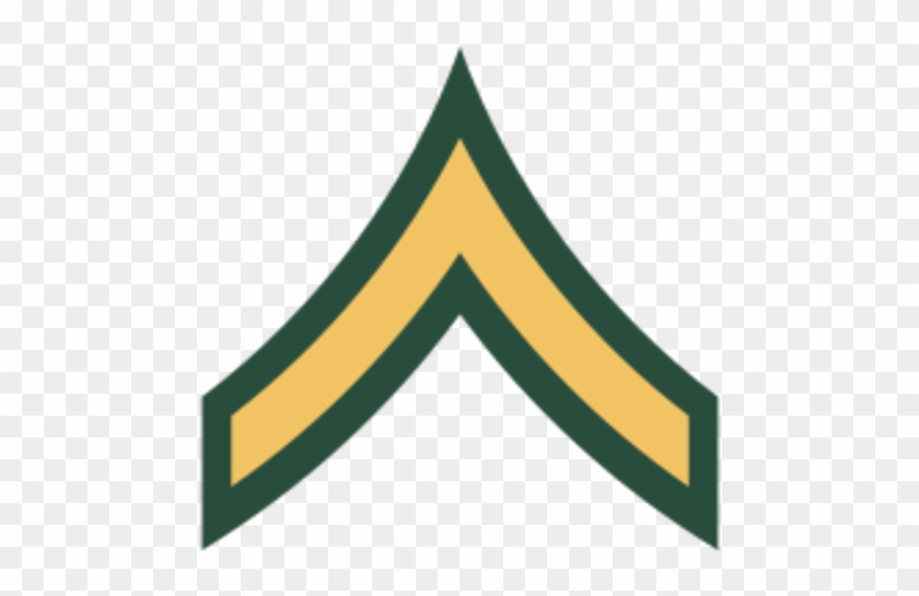 Being A Private Is The Lowest Army Rank, Its Normally - Army Rank Insignia Private #818005