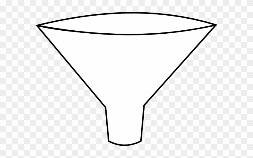 Simple Funnel Clip Art At Clker - Funnel Icon Png White #818075