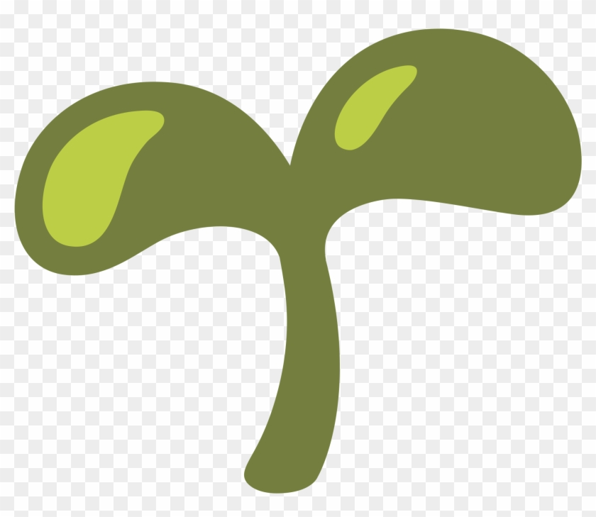 Open - Seedling Emoji Google #818169