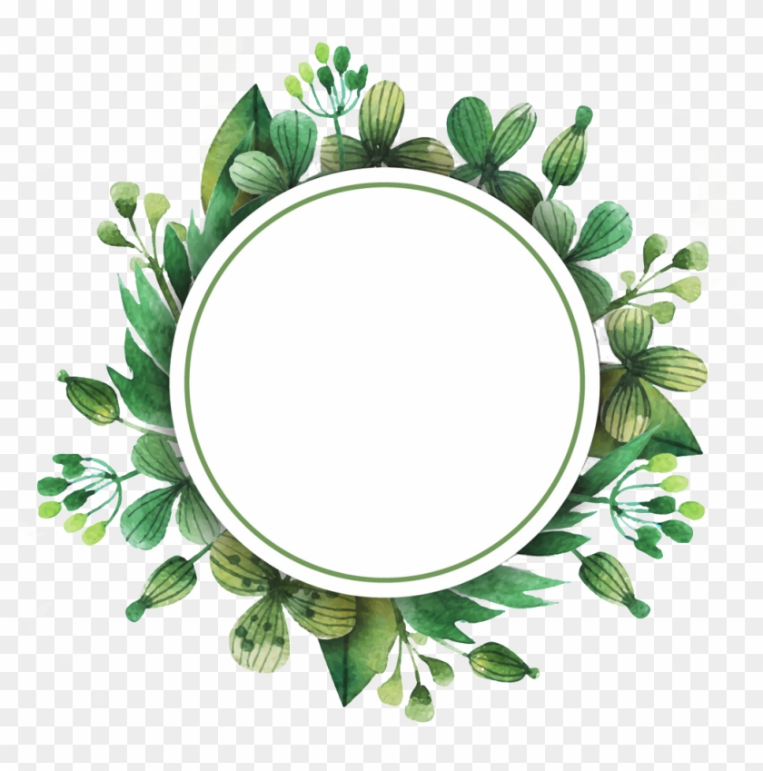 Our Social Mission - Leaf Border Circle Png Vector #818241