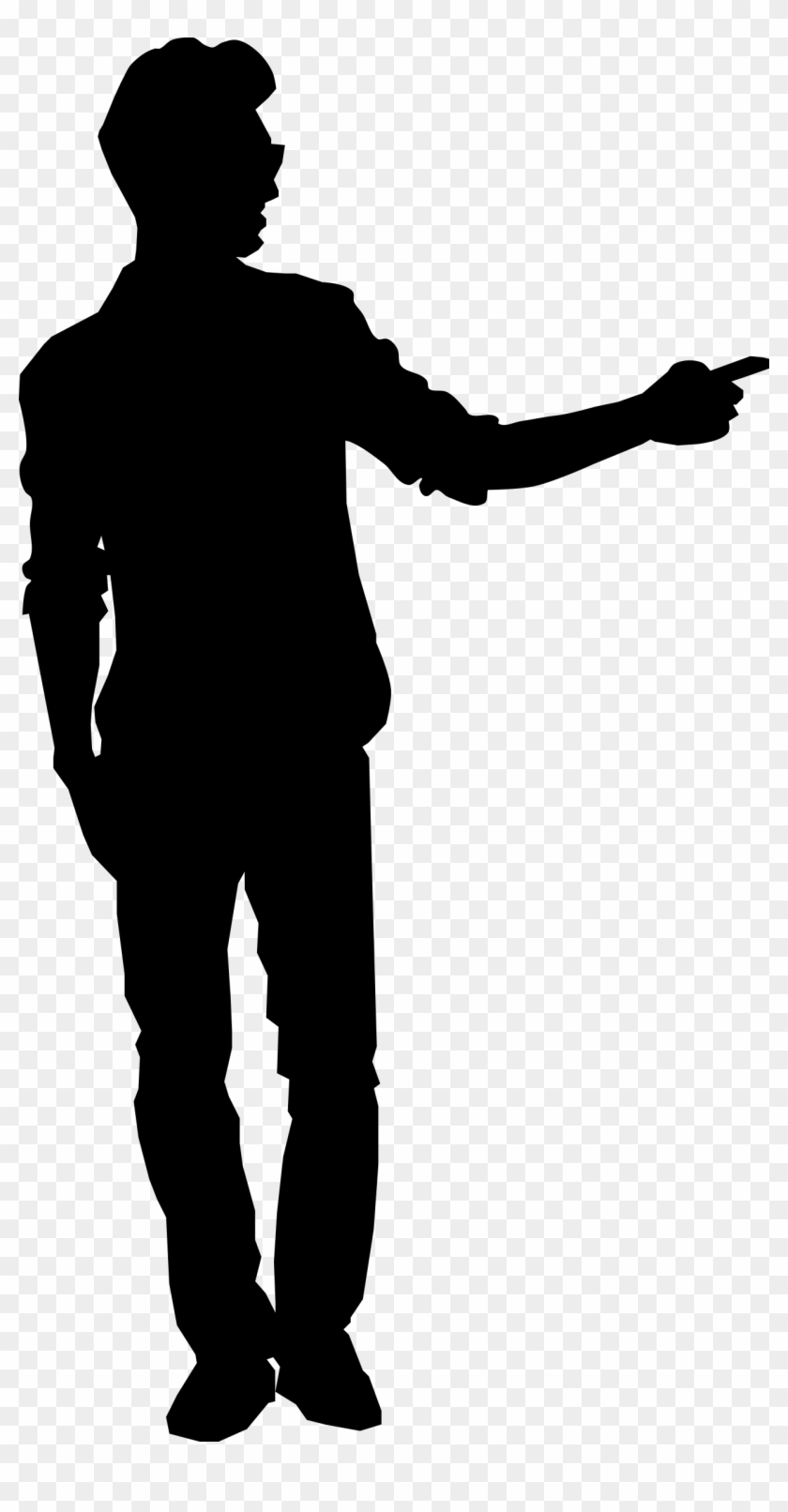 Big Image - Man Silhouette Png #818330