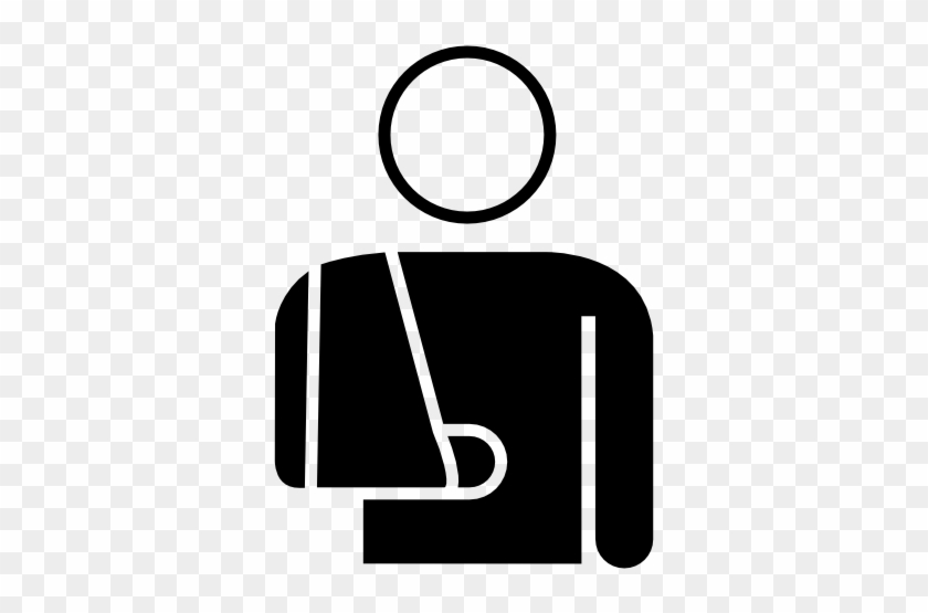 Shoulder Injury Exercises Male Silhouette With Arm - Injury Icon #818379