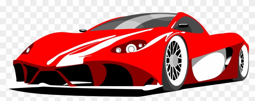 Drawn Ferrari Sports Car - Cartoon Ferrari #818403