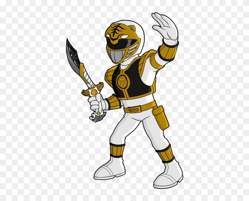 Power Rangers White Ranger By Elnenecool - White Power Ranger Cartoon ...