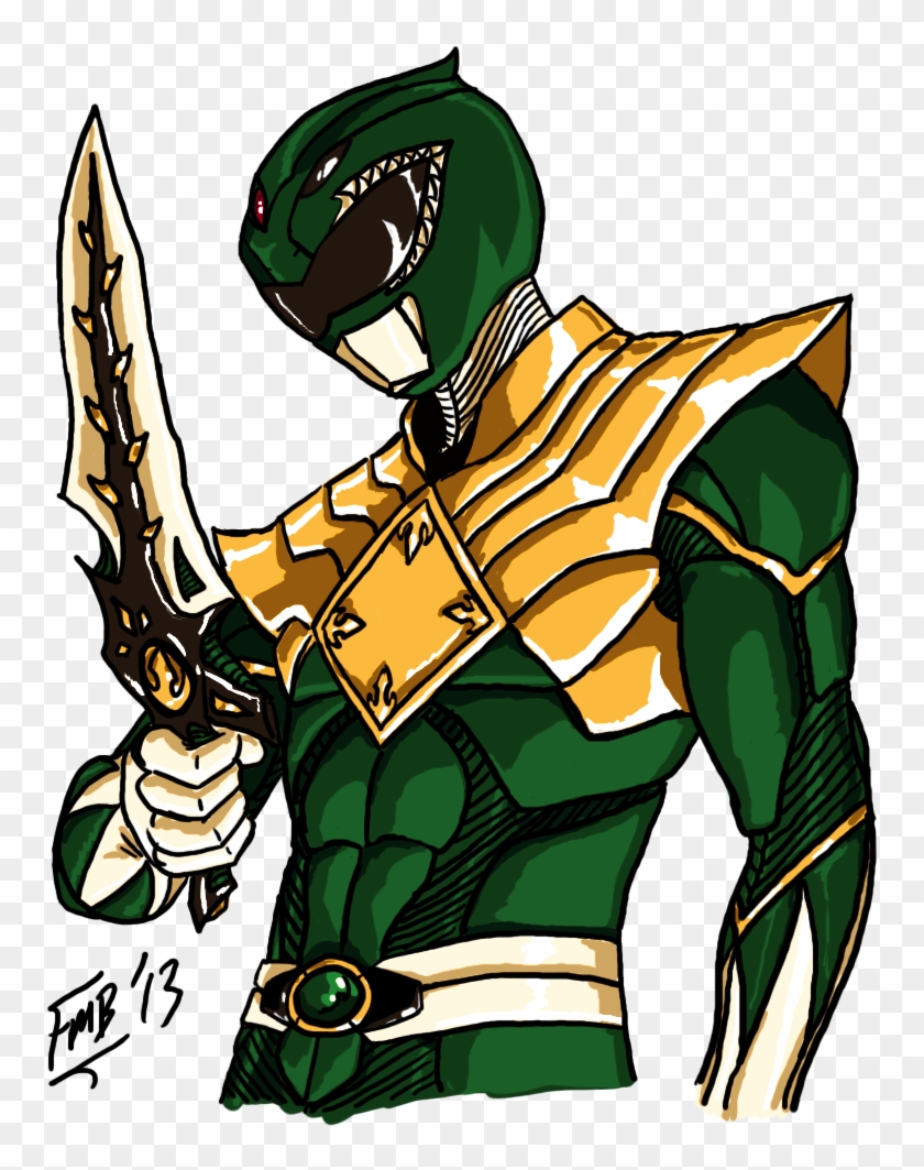 Kyomusha 281 55 The Dragon Ranger/green Ranger By Kyomusha - Green Power Ranger Cartoon #818490