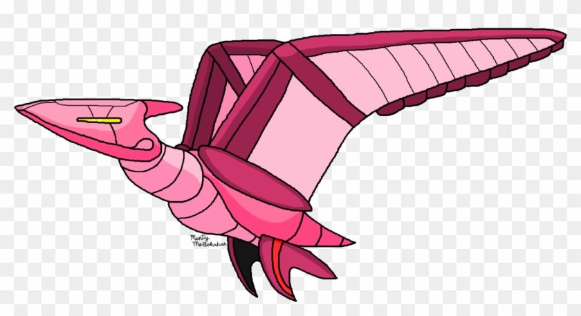 Pterodactyl Dinozord By Mf217 - Pterodactyl Pink #818492