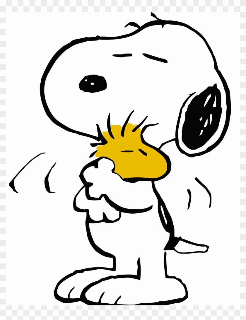 A Simple Hug Can Be So Powerful And Soothing To The - Snoopy And Woodstock Png #818527