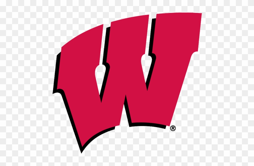 Badger Clipart Wisconsin - W Of Wisconsin Badgers Transparent #818613