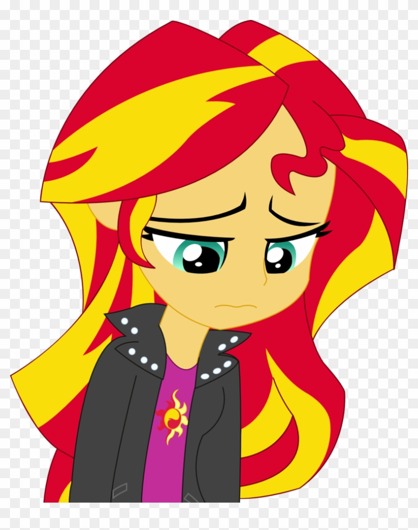 Sad Sunset By Sketchmcreations - Equestria Girls Sunset Shimmer Sad #818639