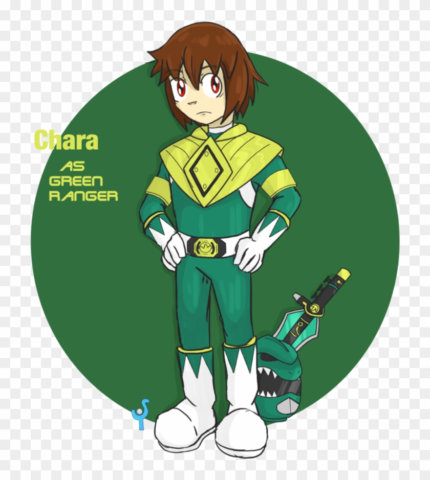 [mmpp X Undertale] Green Ranger Chara By Strikeyoko - Tommy Oliver #818689