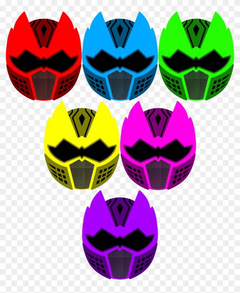 Atlantis Power Rangers Helmets By Xelku9 - Power Ranger Helmet Drawing #818711