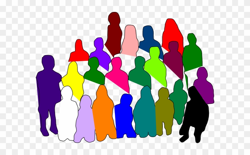 Diversity Clip Art - Group Of Diverse People Clipart #818710